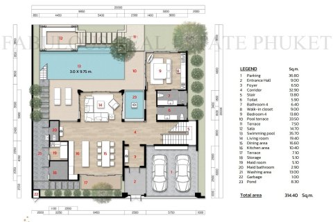 Chalet de 5 dormitorios en Bang Tao, Tailandia № 179802 - foto 3
