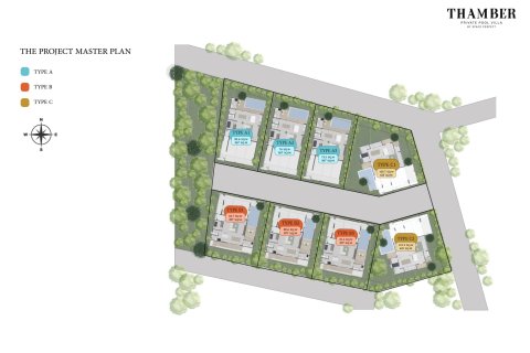 Villa in Bang Lamung, Thailand 5 Schlafzimmer № 170041 - Foto 13
