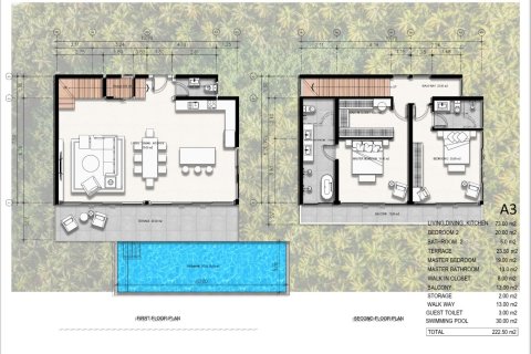 Villa in Ko Samui, Thailand 4 Schlafzimmer № 170045 - Foto 17