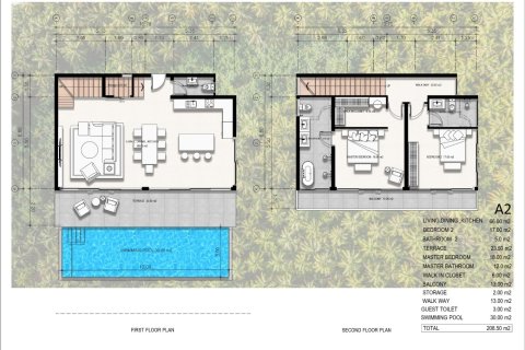 Chalet de 4 dormitorios en Ko Samui, Tailandia № 170046 - foto 17