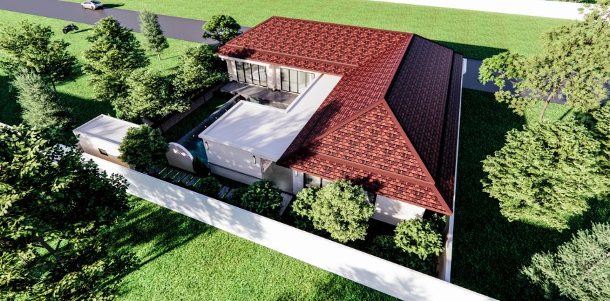 Chalet de 3 dormitorios en Hua Hin, Tailandia № 170047
