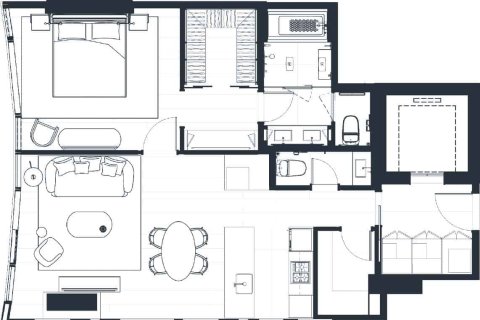 Condominio de 1 dormitorio en Bangkok, Tailandia № 166766 - foto 8