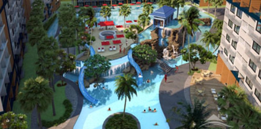 Estudio en el condominio en Jomtien Beach, Pattaya, Tailandia № 204492