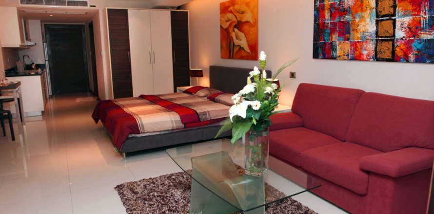 Estudio en el condominio en Pattaya, Tailandia № 204491
