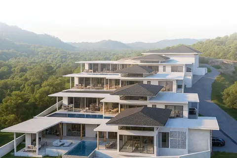 Chalet de 3 dormitorios en Ko Samui, Tailandia № 220429