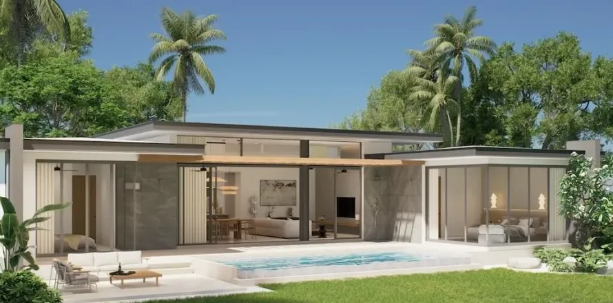 Chalet de 3 dormitorios en Ko Samui, Tailandia № 220431