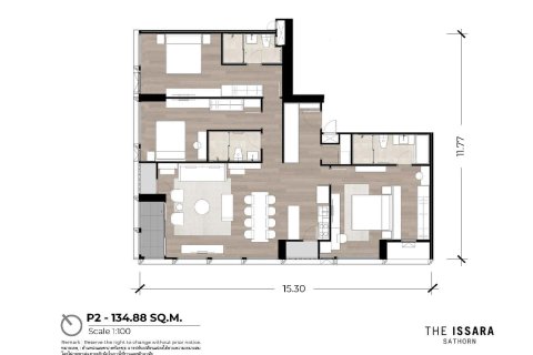Condominio de 3 dormitorios en Sathon, Bangkok, Tailandia № 166379 - foto 12