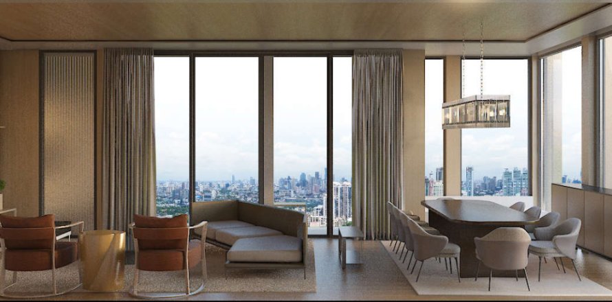 Condominio de 3 dormitorios en Sathon, Bangkok, Tailandia № 166379