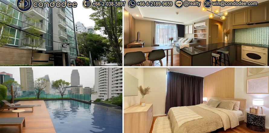 คอนโดมิเนียมในคลองเตย, กรุงเทพฯ, ประเทศไทย, 2 ห้องนอน № 149684