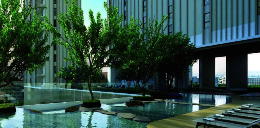 Condominio de 2 dormitorios en Jomtien Beach, Pattaya, Tailandia № 165875