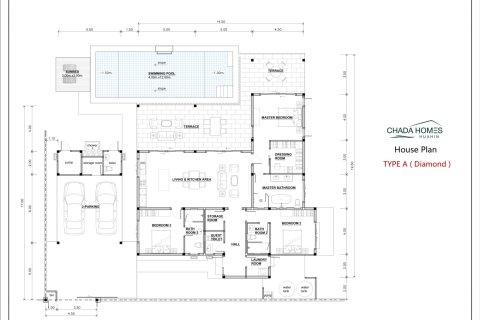 Villa in Hua Hin, Thailand 3 Schlafzimmer № 169845 - Foto 28