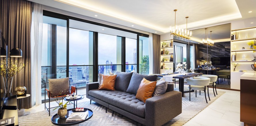 Condominio de 1 dormitorio en Bangkok, Tailandia № 66396