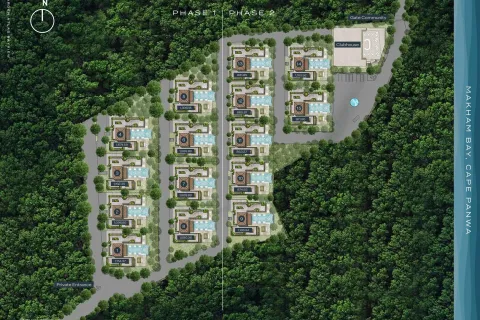 Chalet de 5 dormitorios en Phuket, Tailandia № 164822 - foto 14