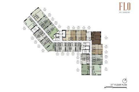 Condominio de 2 dormitorios en Thonburi, Bangkok, Tailandia № 166682 - foto 11