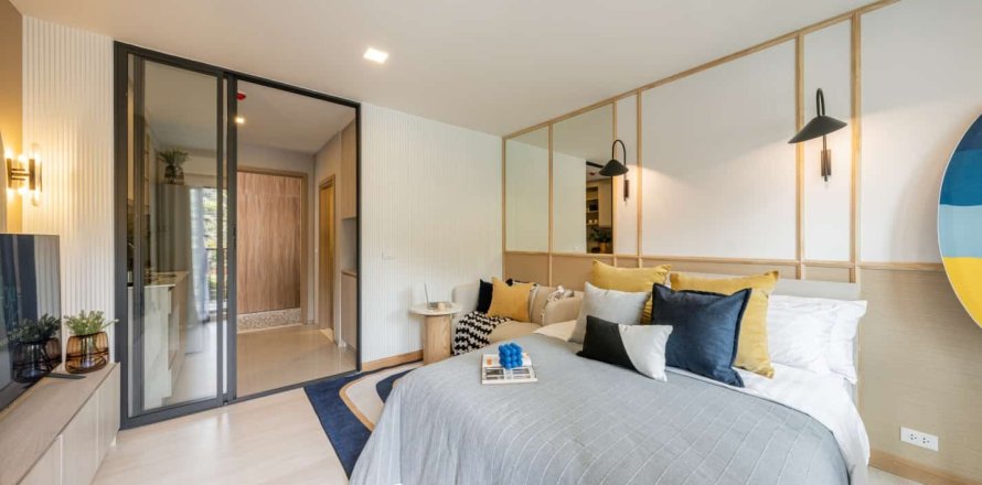 Condo à Thonburi, Bangkok, Thaïlande, 1 chambre  № 166684