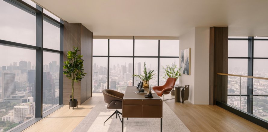 Condominio de 4 dormitorios en Phaya Thai, Bangkok, Tailandia № 222481