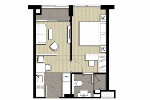 Condominio de 1 dormitorio en Bangkok, Tailandia № 183315 - foto 8