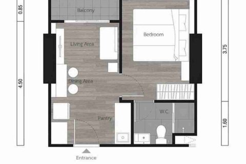 Condominio de 1 dormitorio en Bangkok, Tailandia № 183314 - foto 7