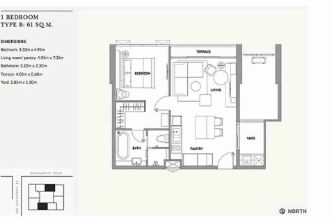 Condominio de 1 dormitorio en Bangkok, Tailandia № 183317 - foto 4