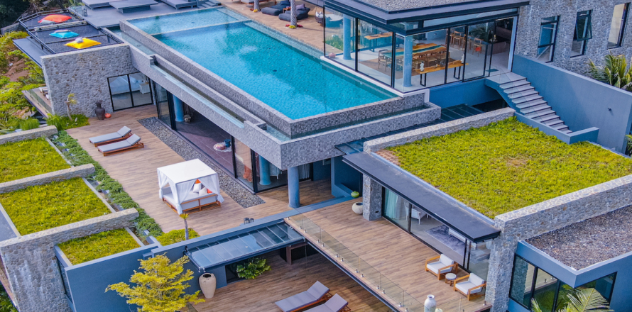 Chalet de 5 dormitorios en Ko Samui, Tailandia № 190582