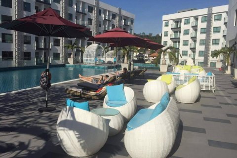 Condominio de 1 dormitorio en Jomtien Beach, Pattaya, Tailandia № 204342 - foto 4