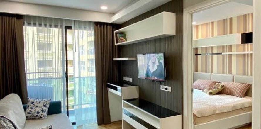 Condominio de 1 dormitorio en Jomtien Beach, Pattaya, Tailandia № 204347