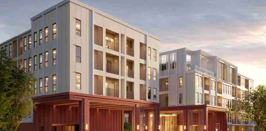 Estudio en el condominio en Bangkok, Tailandia № 208847