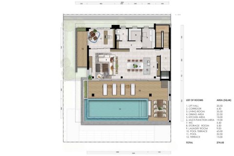 Chalet de 5 dormitorios en Chalong, Tailandia № 166774 - foto 16