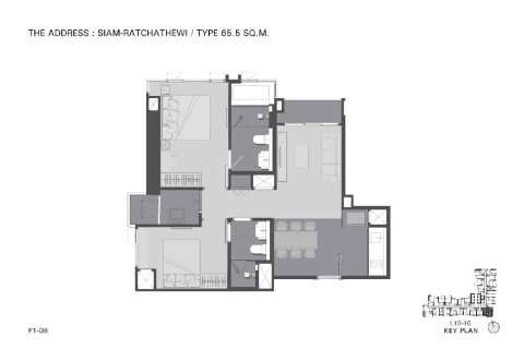 Condominio de 2 dormitorios en Phaya Thai, Bangkok, Tailandia № 166776 - foto 19
