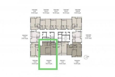 Eigentumswohnung in Bangkok, Thailand, 2 Schlafzimmer № 133864 - Foto 12