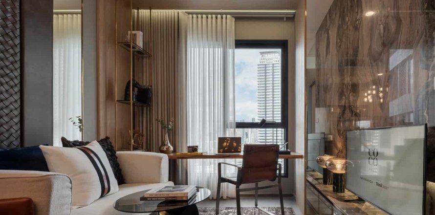 Condominio de 1 dormitorio en Bangkok, Tailandia № 166098