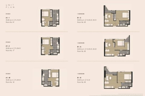 Condominio de 1 dormitorio en Bangkok, Tailandia № 166100 - foto 11