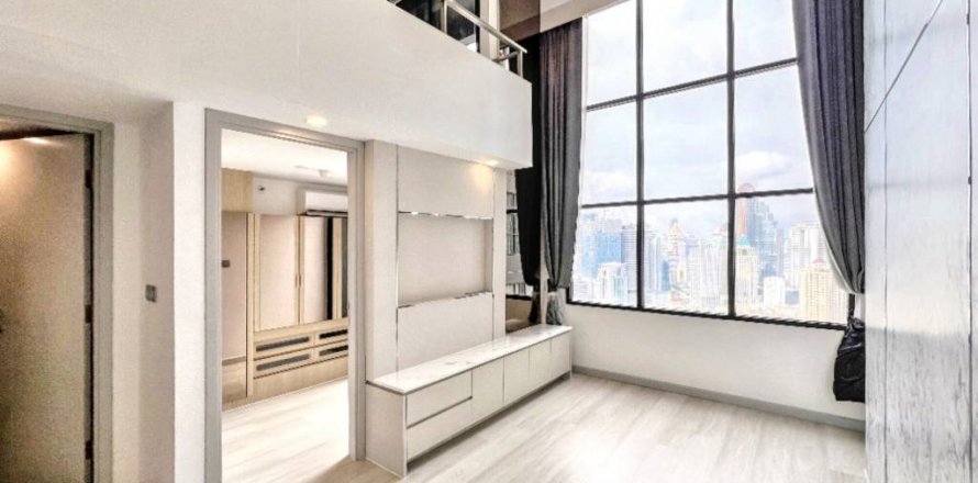 Dúplex de 1 dormitorio en Bangkok, Tailandia № 119227