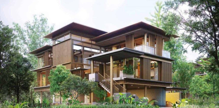 Condominio de 4 dormitorios en Bangkok, Tailandia № 165965