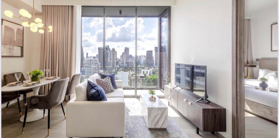 Condominio de 1 dormitorio en Khlong Toei, Bangkok, Tailandia № 133858