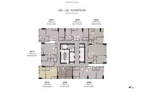 Condominio de 3 dormitorios en Bangkok, Tailandia № 166951 - foto 18