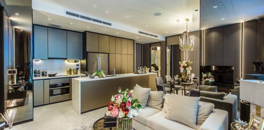 Condominio de 2 dormitorios en Bangkok, Tailandia № 166950