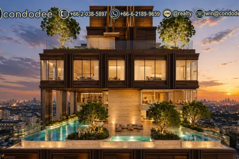 Eigentumswohnung in Sathon, Bangkok, Thailand, 3 Schlafzimmer  № 220542 - Foto 8