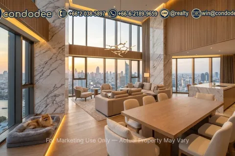 Eigentumswohnung in Sathon, Bangkok, Thailand, 3 Schlafzimmer № 220542