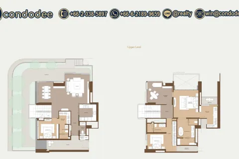 คอนโดมิเนียมในกรุงเทพฯ, ประเทศไทย, 3 ห้องนอน № 220544 - รูปถ่าย 4