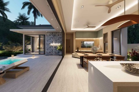 Вилла в Oasis Paradise Villas, Самуй, Таиланд с 4 комнатами  № 161479