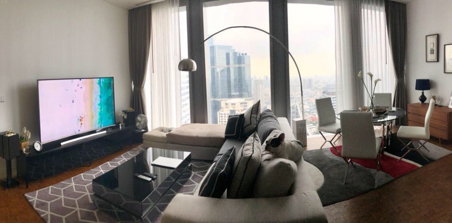 Condominio de 2 dormitorios en Sathon, Bangkok, Tailandia № 143861
