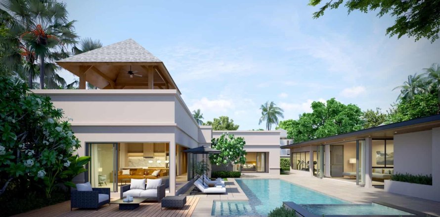 Chalet de 3 dormitorios en Bang Tao, Tailandia № 166313