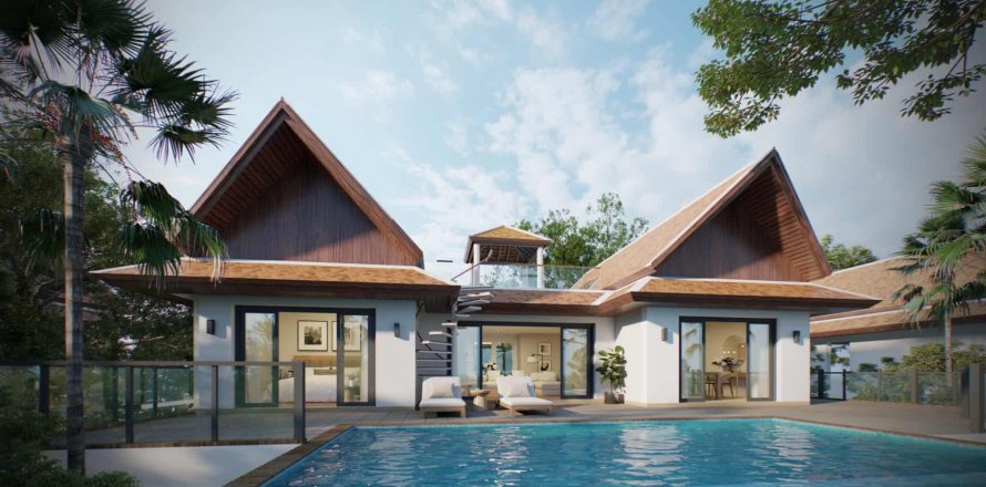 Chalet de 4 dormitorios en Bang Tao, Tailandia № 166312