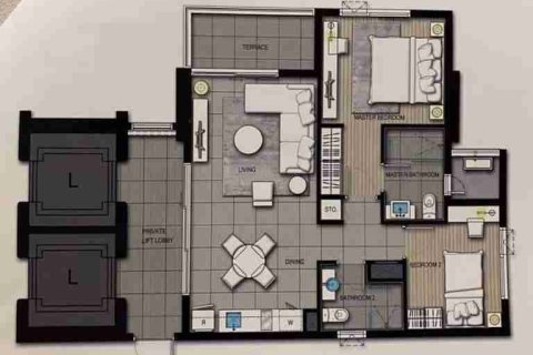 Condominio de 2 dormitorios en Thonburi, Bangkok, Tailandia № 183514 - foto 10