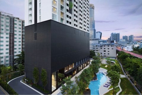 Condominio de 1 dormitorio en Din Daeng, Bangkok, Tailandia № 70723 - foto 16