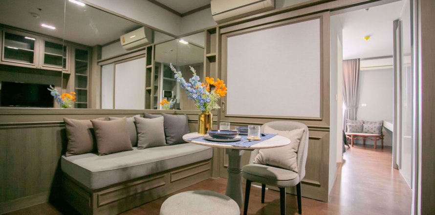 Condominio de 1 dormitorio en Din Daeng, Bangkok, Tailandia № 70723