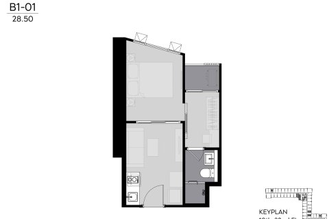 Condo à Bangkok, Thaïlande, 1 chambre № 166827 - photo 14