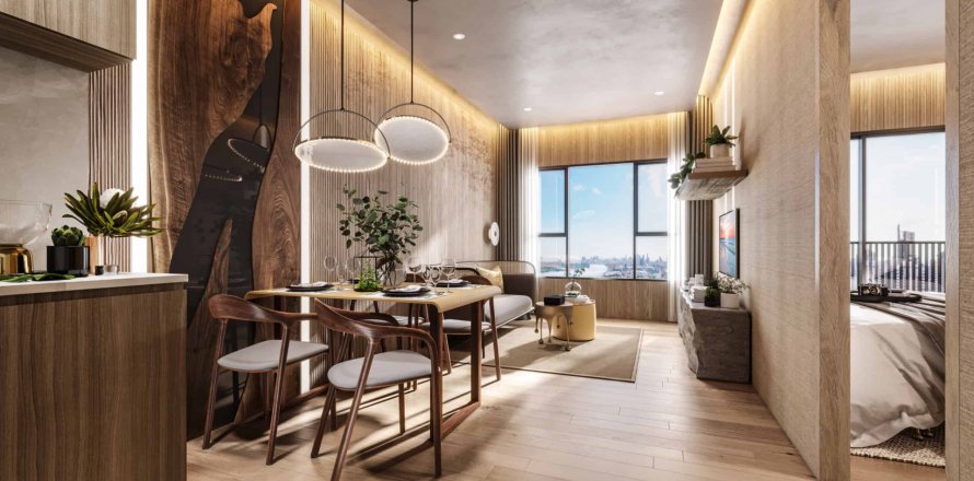 Condominio de 1 dormitorio en Bangkok, Tailandia № 166826