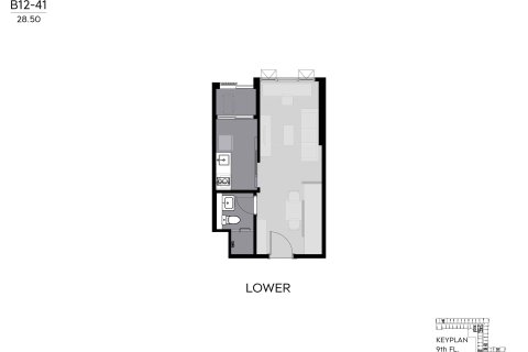 Condominio de 1 dormitorio en Bangkok, Tailandia № 166826 - foto 3